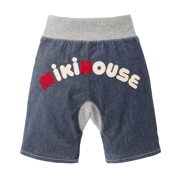 Mikihouse - Back Logo 7/8 Length Pants for Boys Made in Japan Kids Baby - 80cm