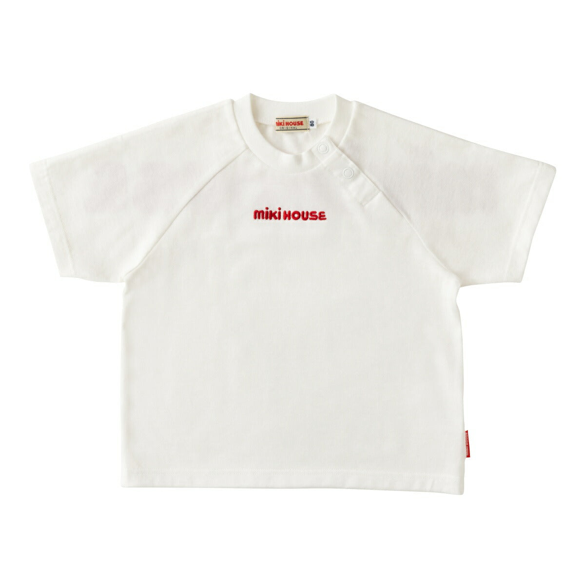 MIKI HOUSE Back Logo Made in Japan Short-Sleeve T-shirt no-3234