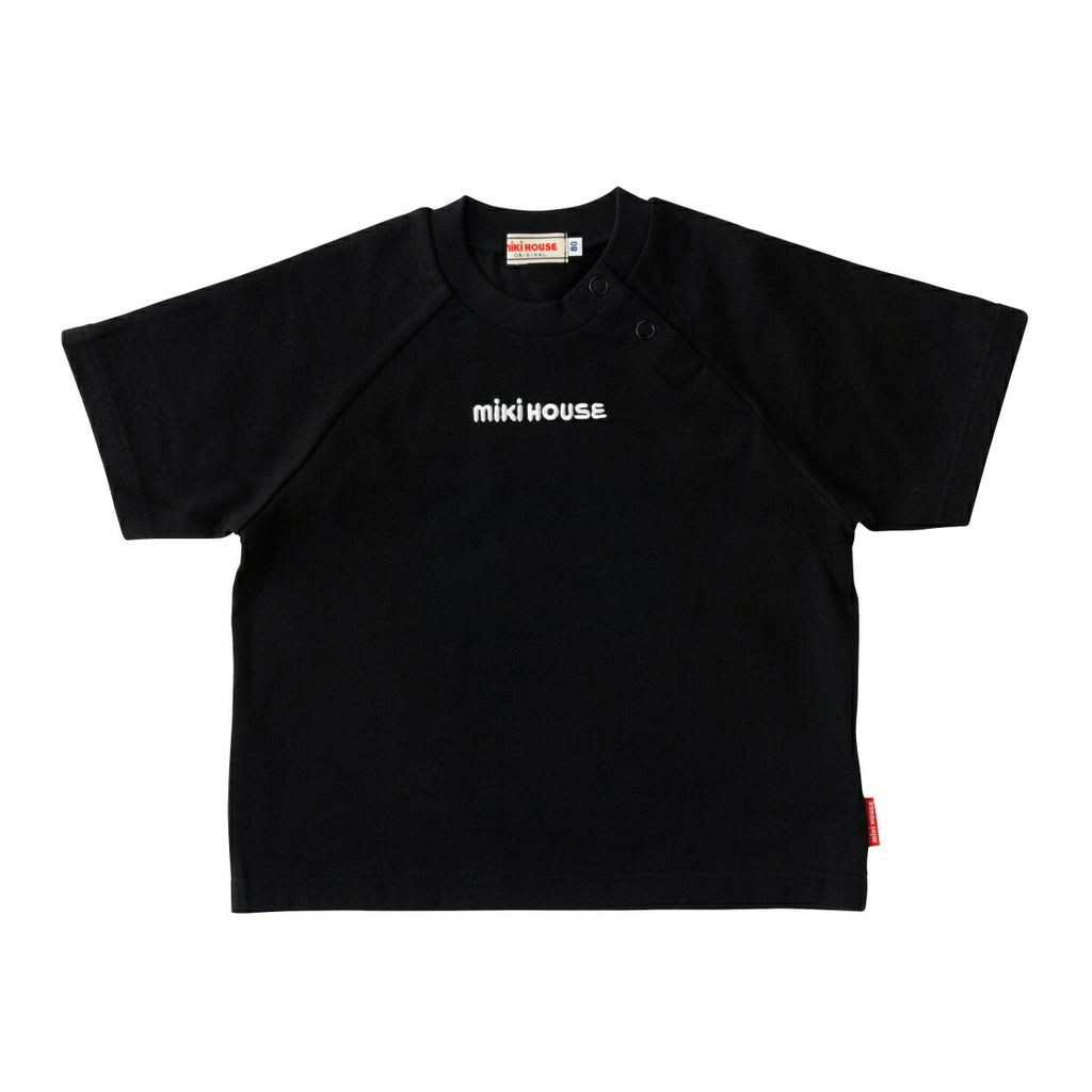 MIKI HOUSE Back Logo Made in Japan Short-Sleeve T-shirt no-3234