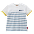 Mikihouse - Logo Embroidered Striped Short-Sleeved T-Shirt for Boys and Girls, Made in Japan, Kids & Baby - 90-110cm