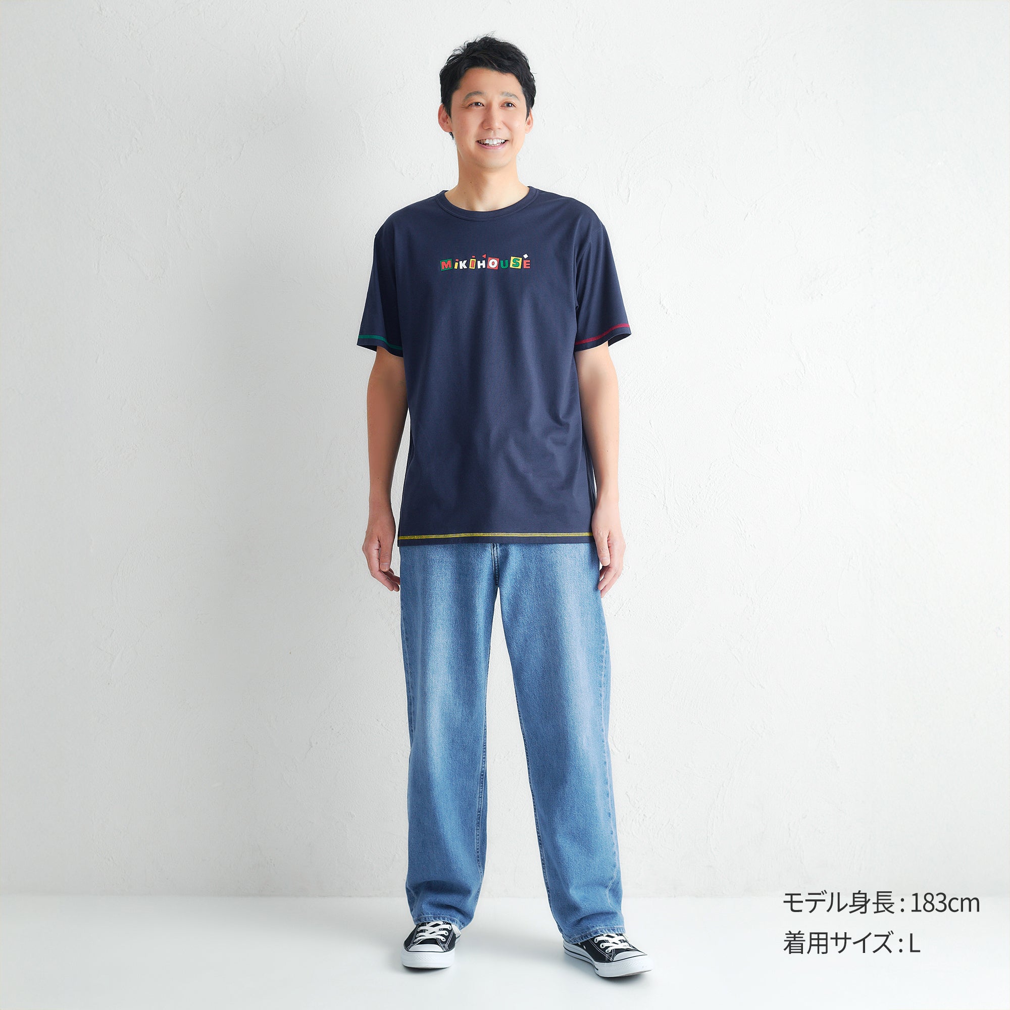 Mikihouse - Short-sleeve T-shirt (Adult) - S-M (155-175cm)