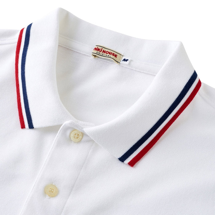Mikihouse - Short-sleeve Polo Shirt (Adult) - S-M (155-175cm)