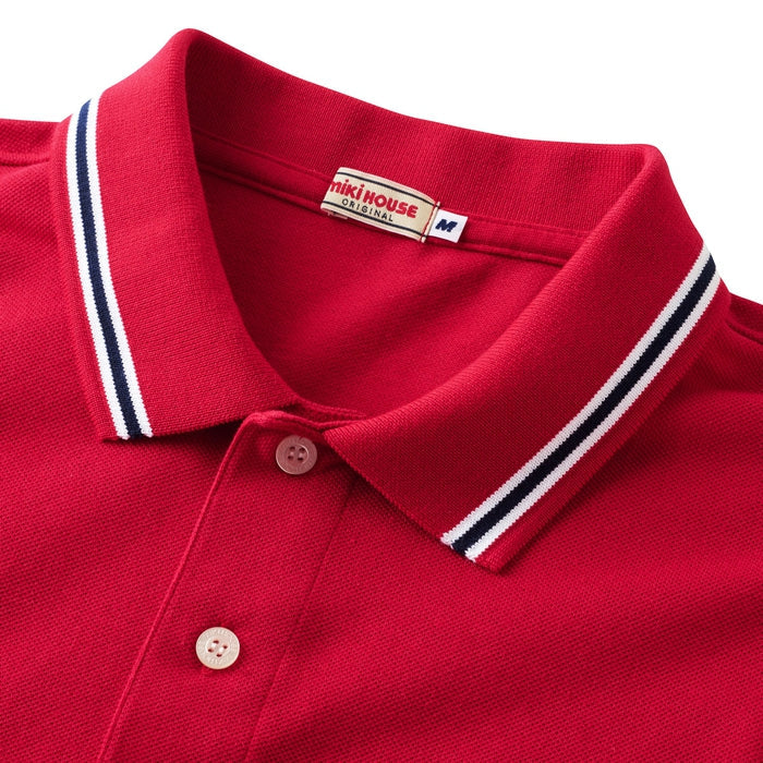 Mikihouse - Short-sleeve Polo Shirt (Adult) - S-L (155-185cm)