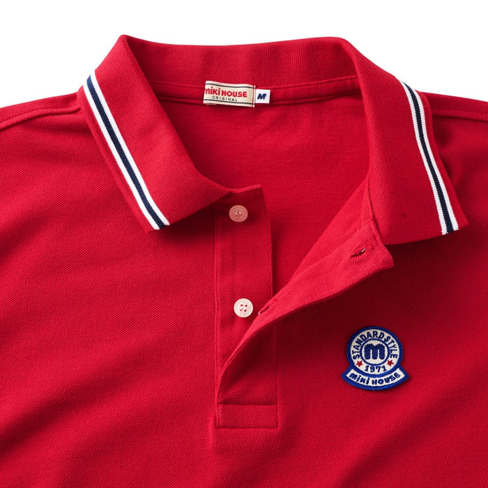 Mikihouse - Short-sleeve Polo Shirt (Adult) - S-L (155-185cm)