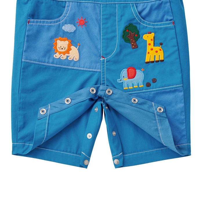 Mikihouse - 6/10 Length Overalls - M (80-90cm)