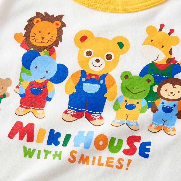 Mikihouse - Character Group Long-Sleeved T-Shirt, Made in Japan - 80cm