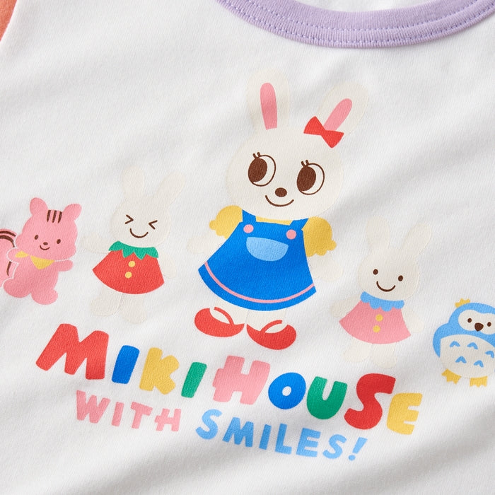 Mikihouse - Character Group Long-Sleeved T-Shirt, Made in Japan - 80cm-90cm
