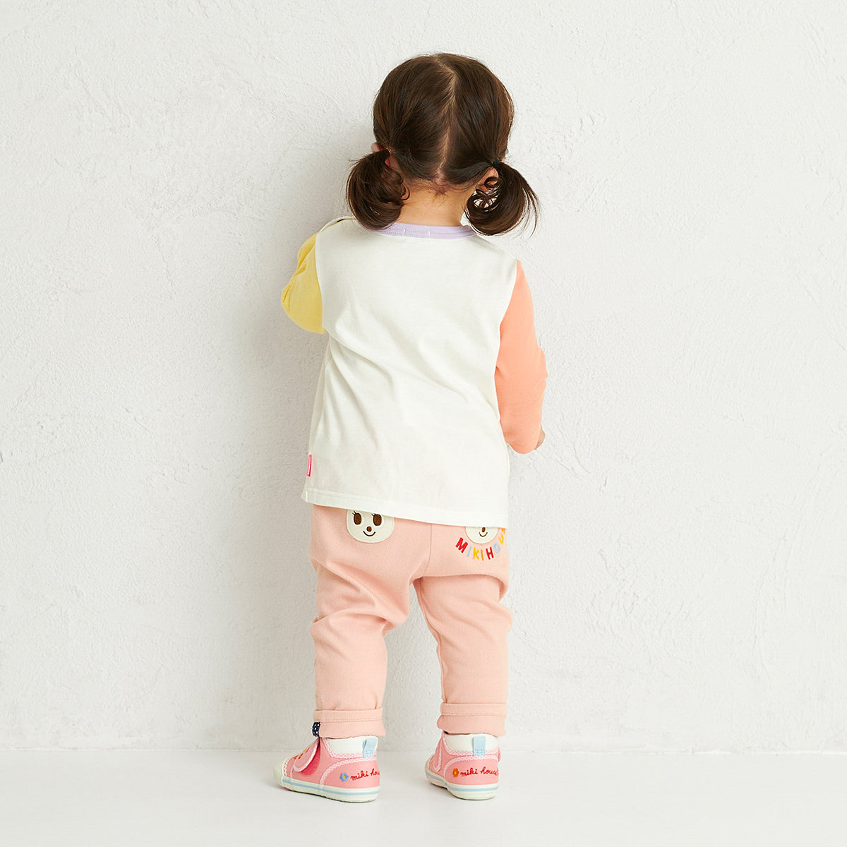 Mikihouse - Character Group Long-Sleeved T-Shirt, Made in Japan - 80cm-90cm