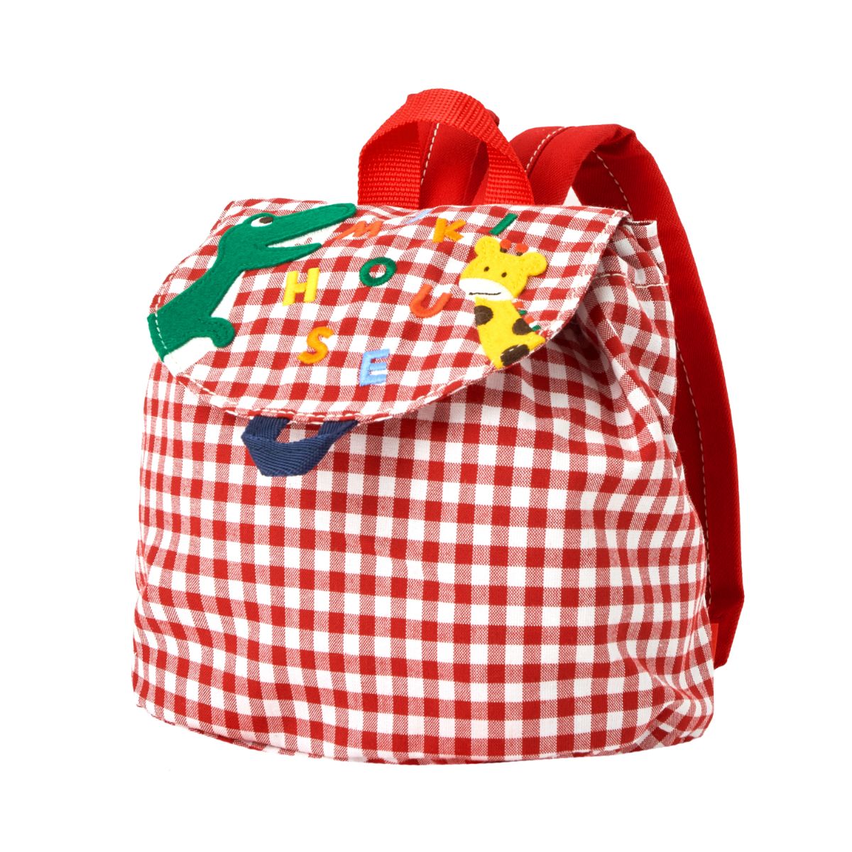 MIKI HOUSE Check Made in Japan Backpack no-3492