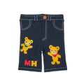 Mikihouse - Puchi & Usako 5-minute length leggings for boys and girls, made in Japan - 80-100cm