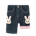 Mikihouse - Face Applique Roll Pants Kids Baby Boys Girls - 100-130cm