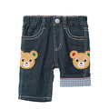 Mikihouse - Face Applique Roll Pants Kids Baby Boys Girls - 120-130cm