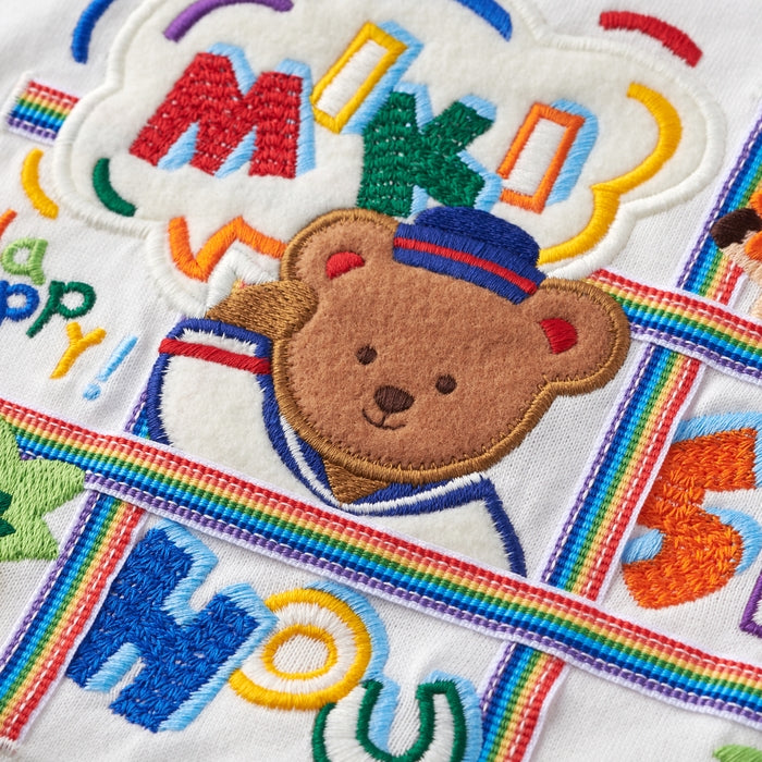 Mikihouse - Classic Bear Sailor Short-Sleeved T-Shirt, Made in Japan - 80cm-120cm