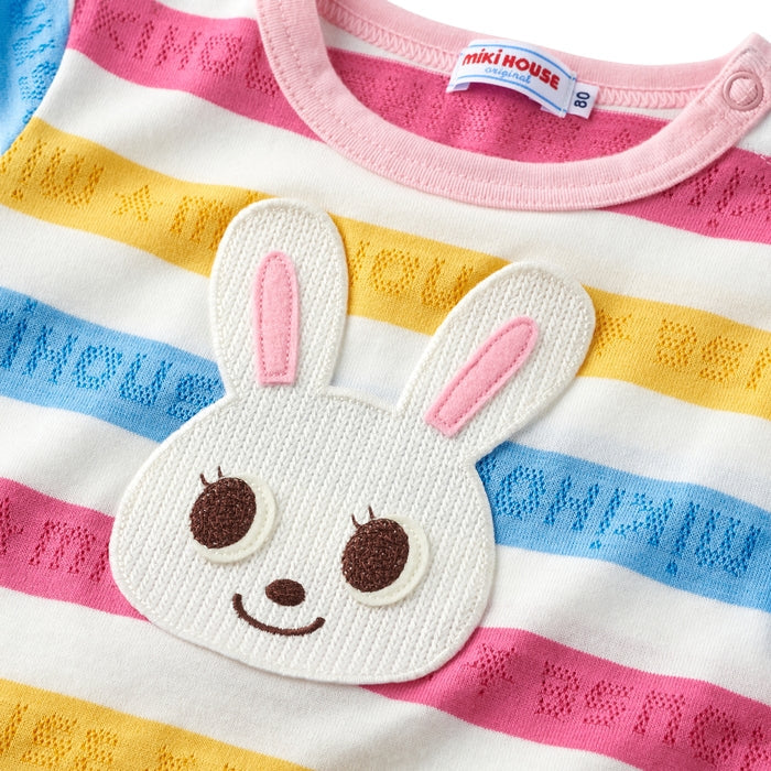 Mikihouse - Short-Sleeved T-Shirt, Puchi & Usako, , Baby, Kids, Boys, Girls, Made in Japan - 100cm