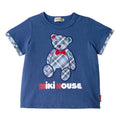 Mikihouse - Check Bear Short-sleeve T-shirt - 100-110cm