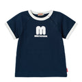 Mikihouse - Back Logo Short Sleeve T-Shirt Made in Japan Baby Kids Boys Girls - 110-140cm