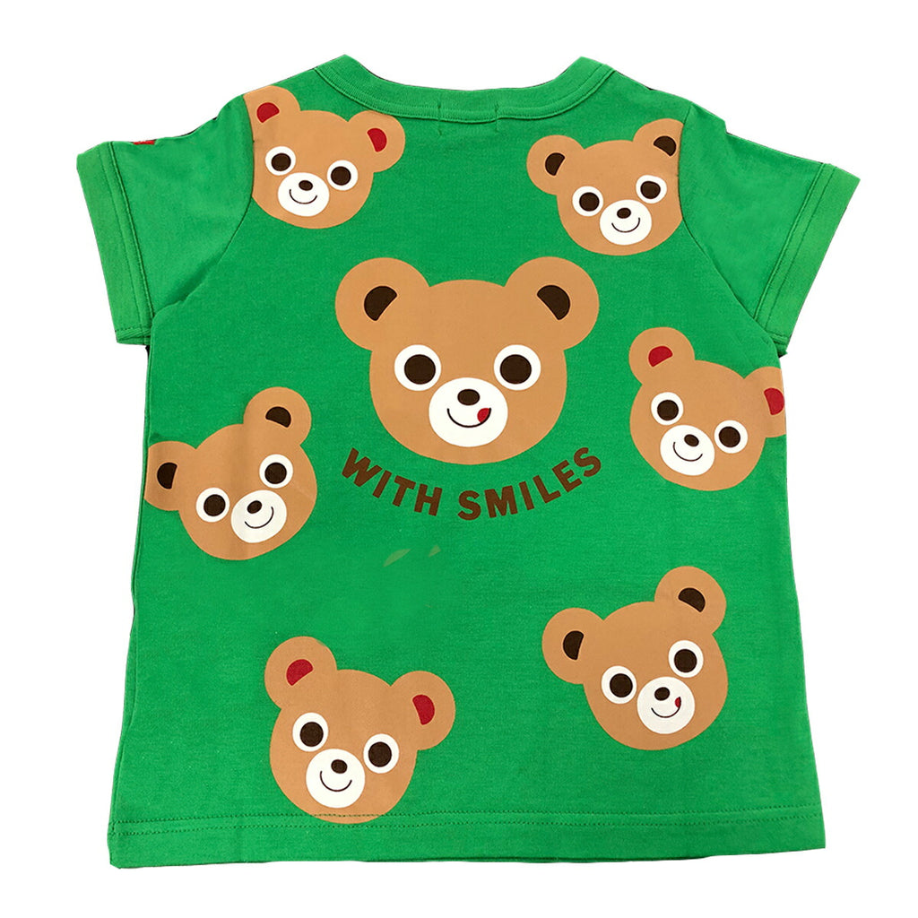 MIKI HOUSE Bear Bunny Short-Sleeve T-shirt no-3093-a