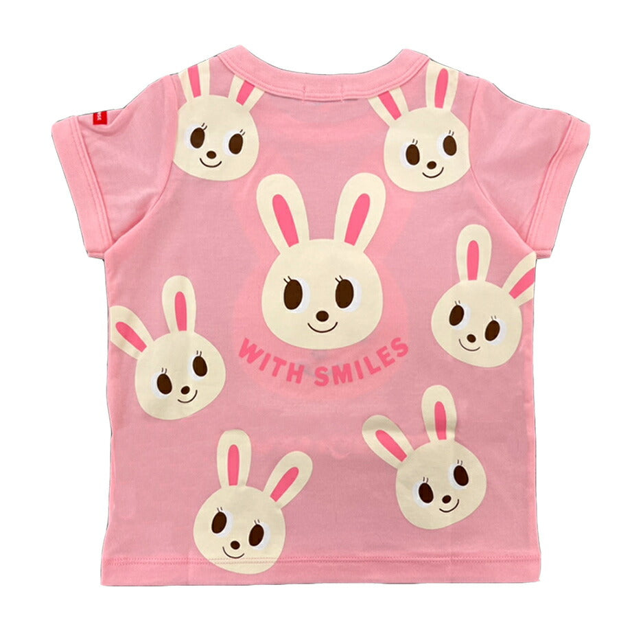 MIKI HOUSE Bear Bunny Short-Sleeve T-shirt no-3093-a