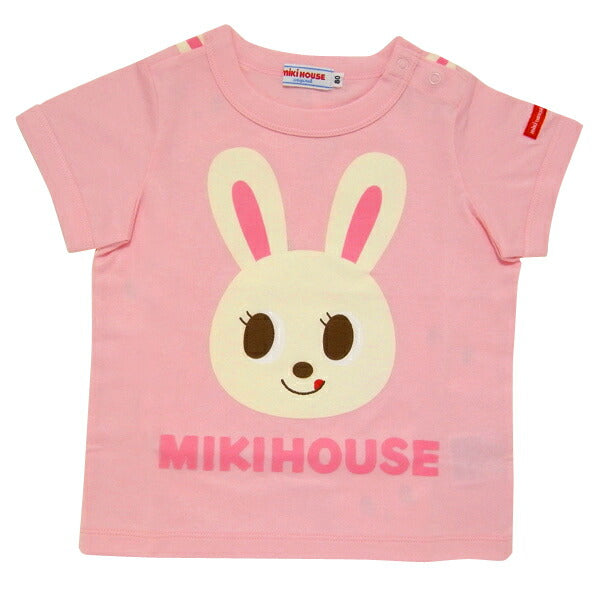 MIKI HOUSE Bear Bunny Short-Sleeve T-shirt no-3093-a