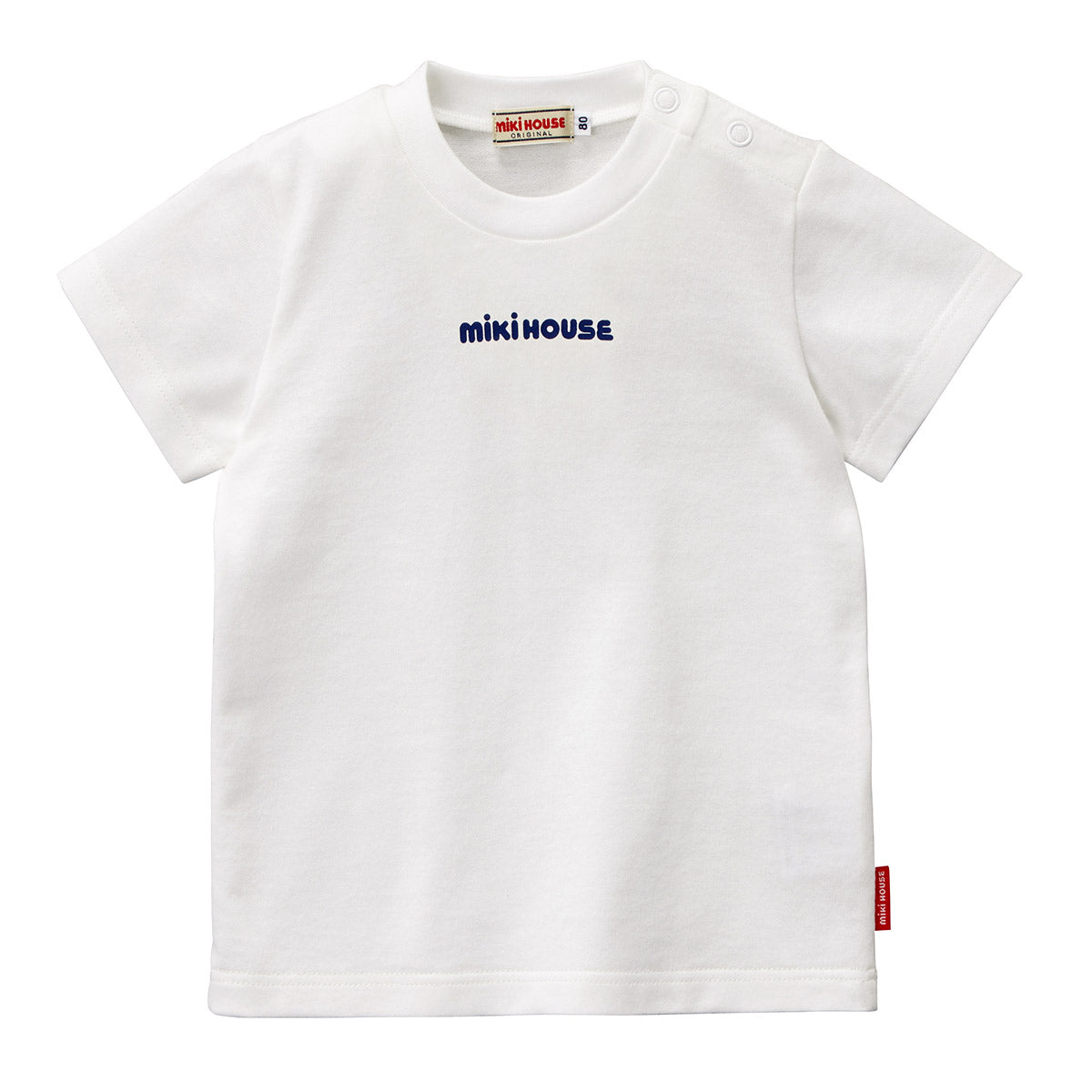 MK-NB007 - Mikihouse Logo Tshirt (White)