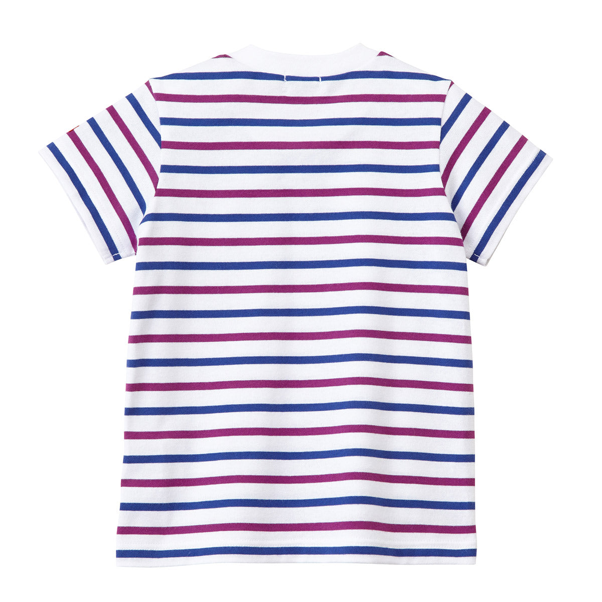 MIKI HOUSE Striped Made in Japan Short-Sleeve T-shirt no-3012