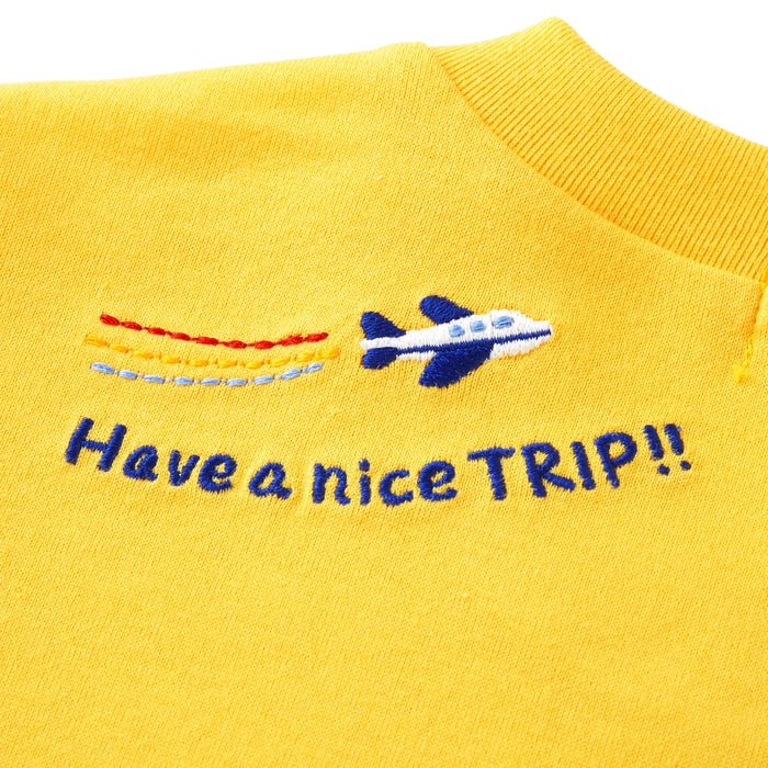 Mikihouse - Pucci Airplane Short-Sleeved T-Shirt, Made in Japan - 80cm-130cm