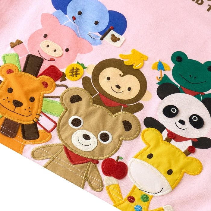 Mikihouse - Pucci and Animal Short-Sleeved T-Shirt, Made in Japan - 90cm-110cm
