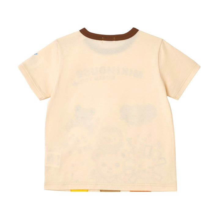 Mikihouse - Pucci and Animal Short-Sleeved T-Shirt, Made in Japan - 120cm-130cm