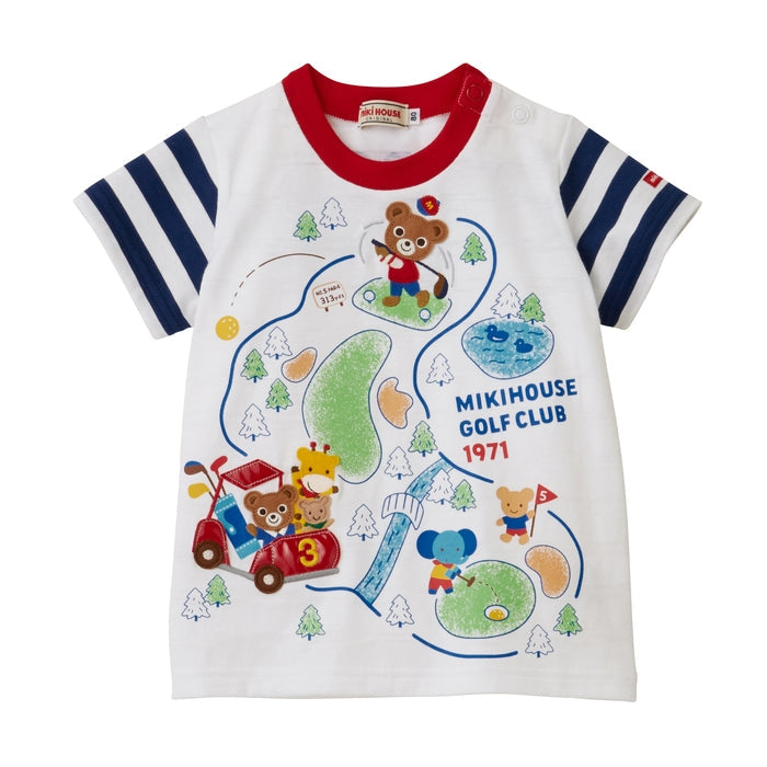 Mikihouse - Pucci Short-Sleeved T-Shirt, Made in Japan - 80cm-130cm