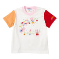 Mikihouse - Short-sleeved T-shirt Usako embroidery Made in Japan Girls - 90-130cm