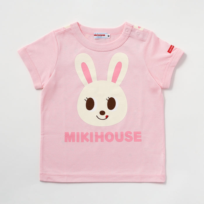 Mikihouse - 40%OFF Pucchi Usako Short-Sleeved T-Shirt Made in Japan Kids Baby Boys Girls - 100-120cm