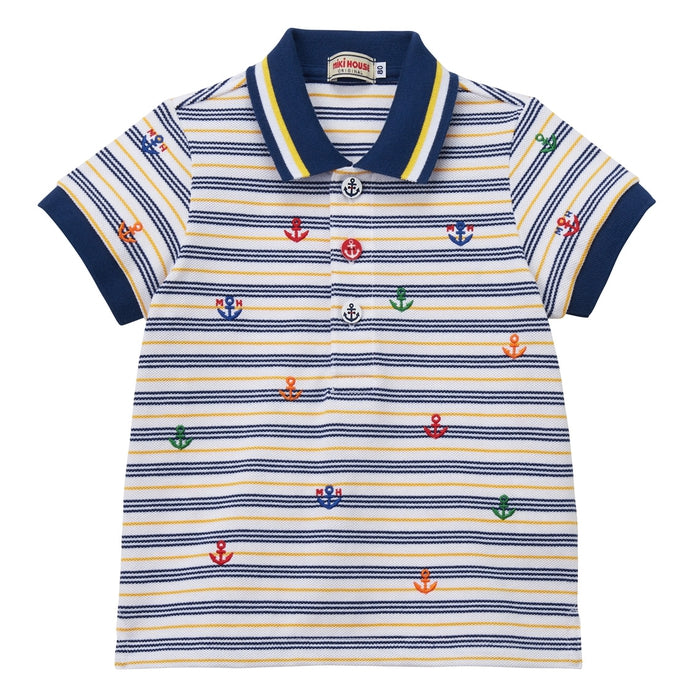 Mikihouse - Short-sleeve Polo Shirt - 80cm