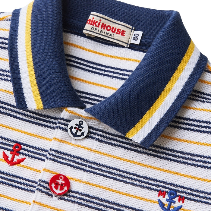 Mikihouse - Short-sleeve Polo Shirt - 80cm