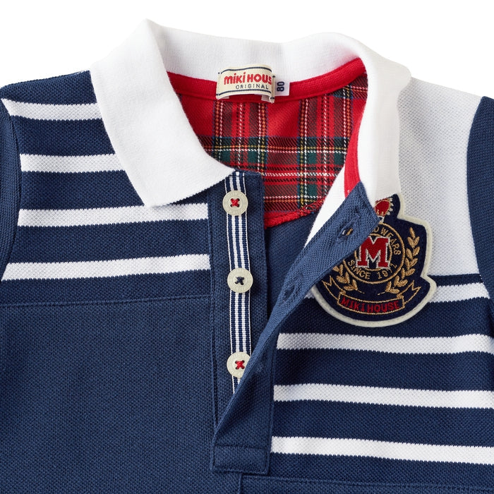 Mikihouse - Short-sleeve Polo Shirt - 80-140cm