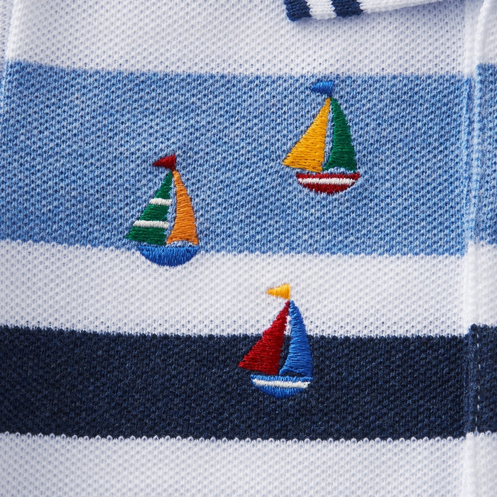 Mikihouse - Short-sleeve Polo Shirt - 80-140cm