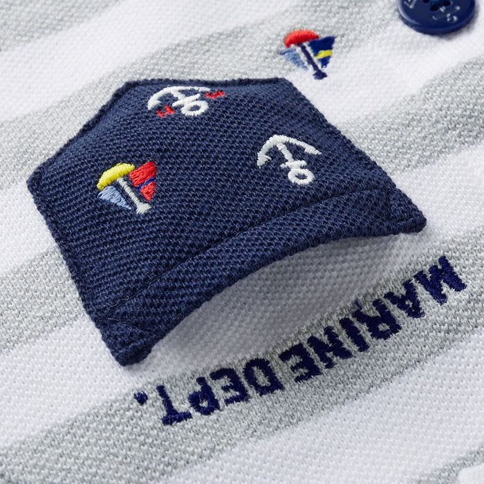 Mikihouse - Short-sleeve Polo Shirt - 80cm