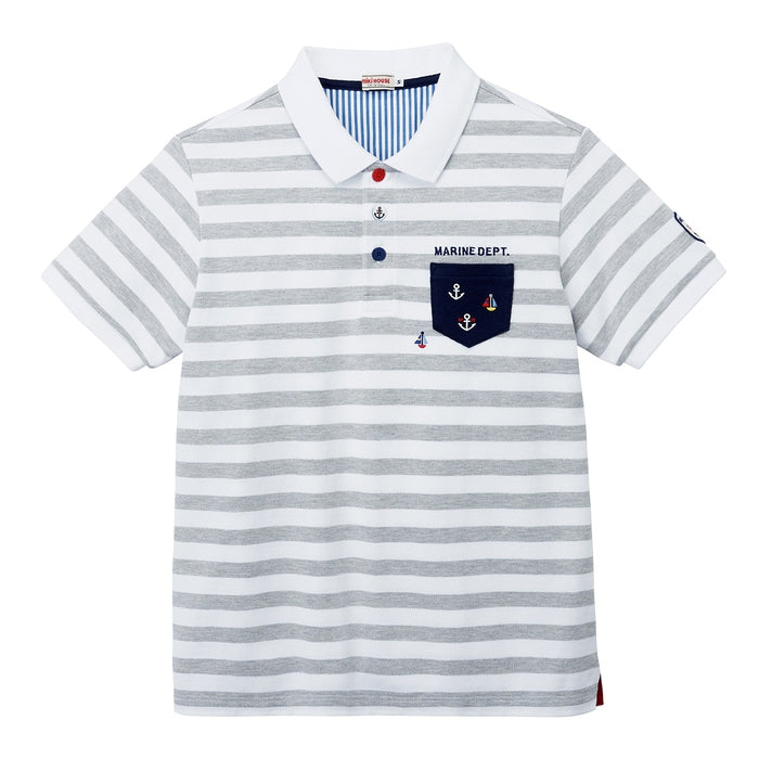 Mikihouse - Short-sleeve Polo Shirt (Adult) - S (155-165cm)