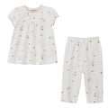 Mikihouse - Usako Tuck Jersey Short-Sleeved Pajamas for Girls - 110cm