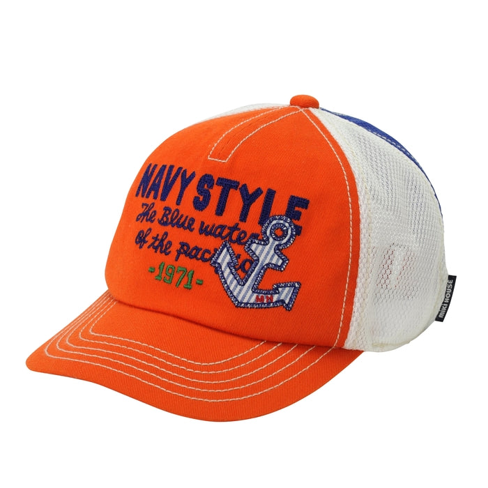 Double B - Mesh Cap with Anchor Mark Patch for Boys Kids - 48-52cm