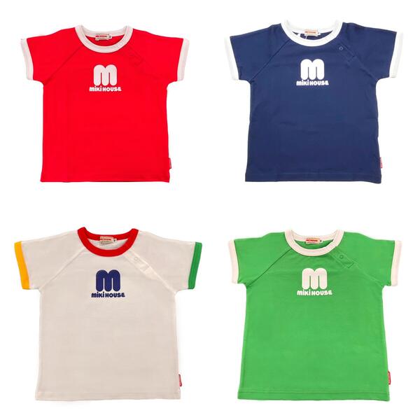 MIKI HOUSE Back Logo Short-Sleeve T-shirt no-2905-1-a