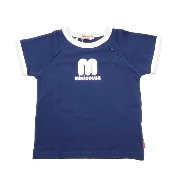 MIKI HOUSE Back Logo Short-Sleeve T-shirt no-2905-1