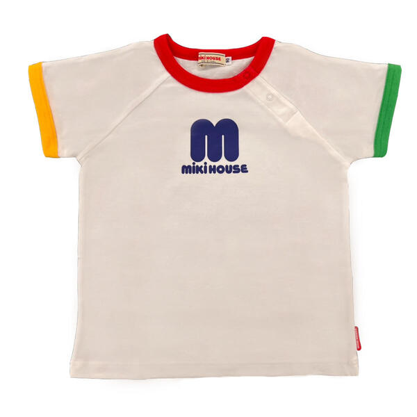 MIKI HOUSE Back Logo Short-Sleeve T-shirt no-2905-1-a