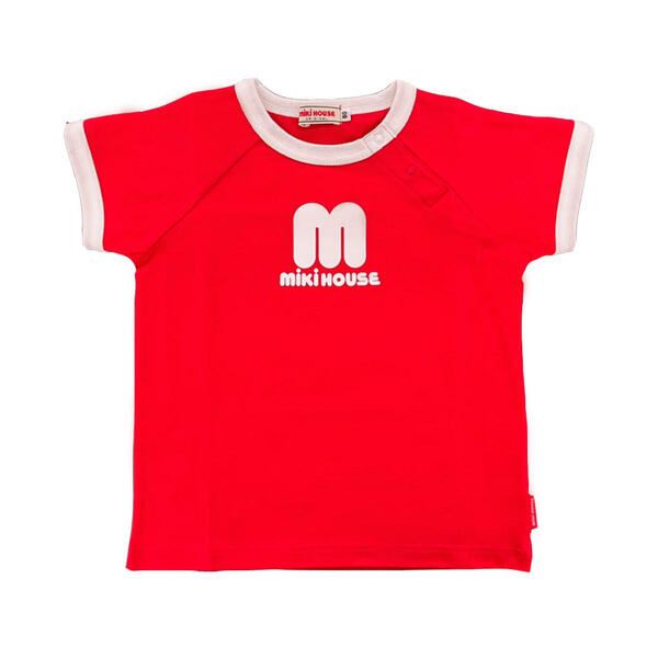 MIKI HOUSE Back Logo Short-Sleeve T-shirt no-2905-1-a
