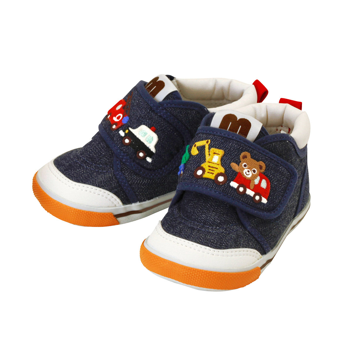 MH-NB031 - Mikihouse Bear Shoes (Blue)