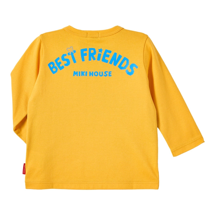 Mikihouse - Pucci, Usako and Animal Long-Sleeved T-Shirt, Made in Japan - 80cm-130cm