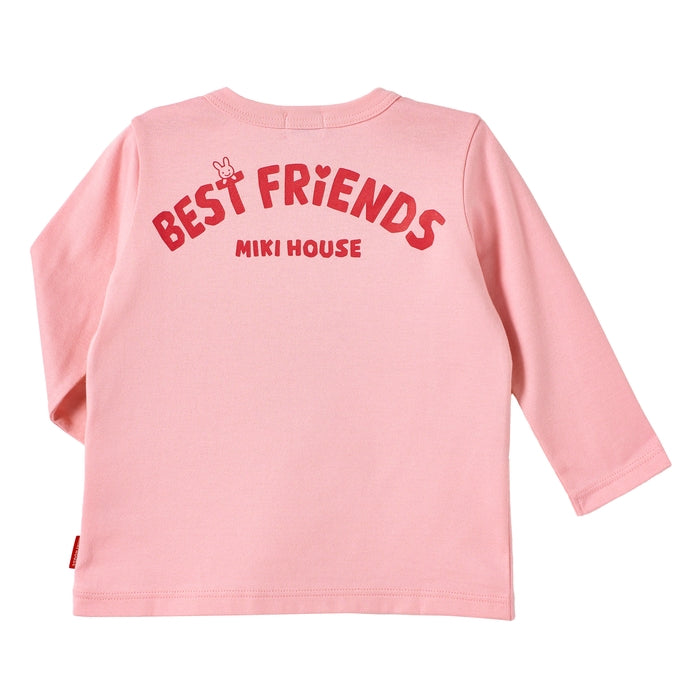 Mikihouse - Pucci, Usako and Animal Long-Sleeved T-Shirt, Made in Japan - 80cm-130cm