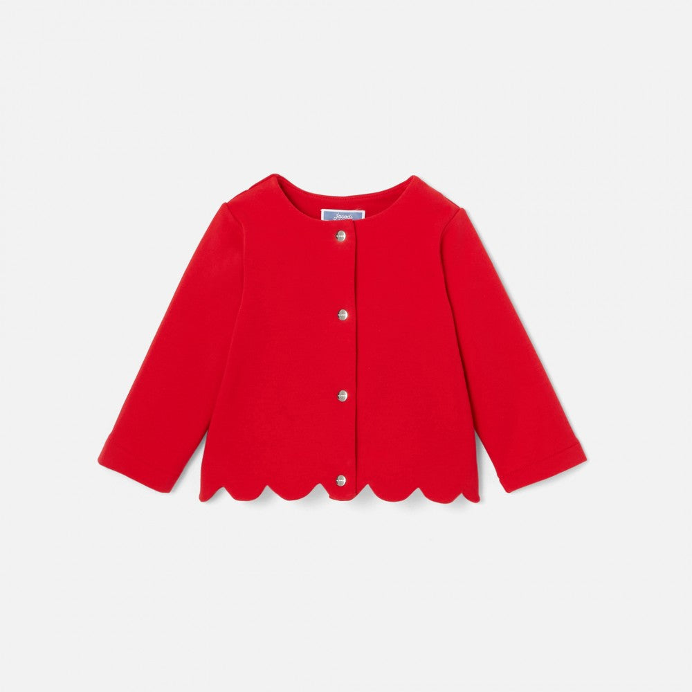 JC-NG117 - Jacadi Baby girl fleece cardigan