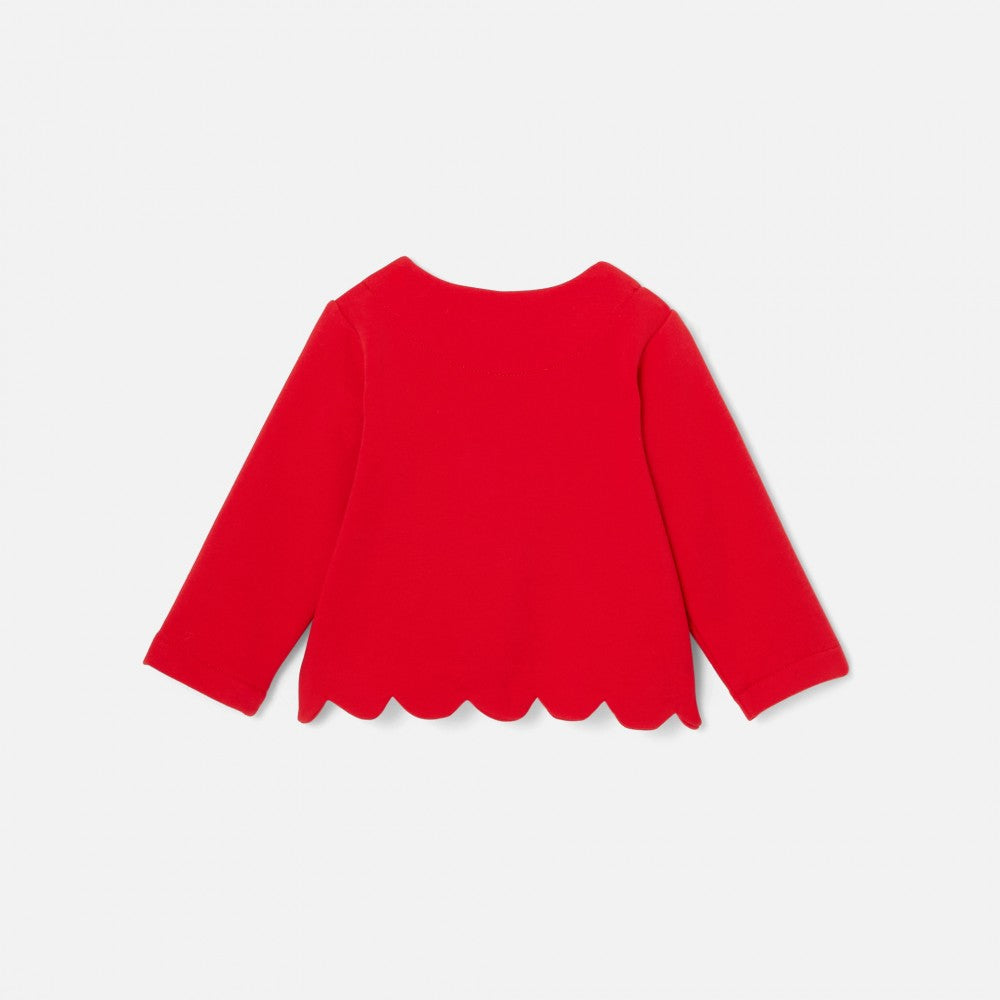 JC-NG117 - Jacadi Baby girl fleece cardigan