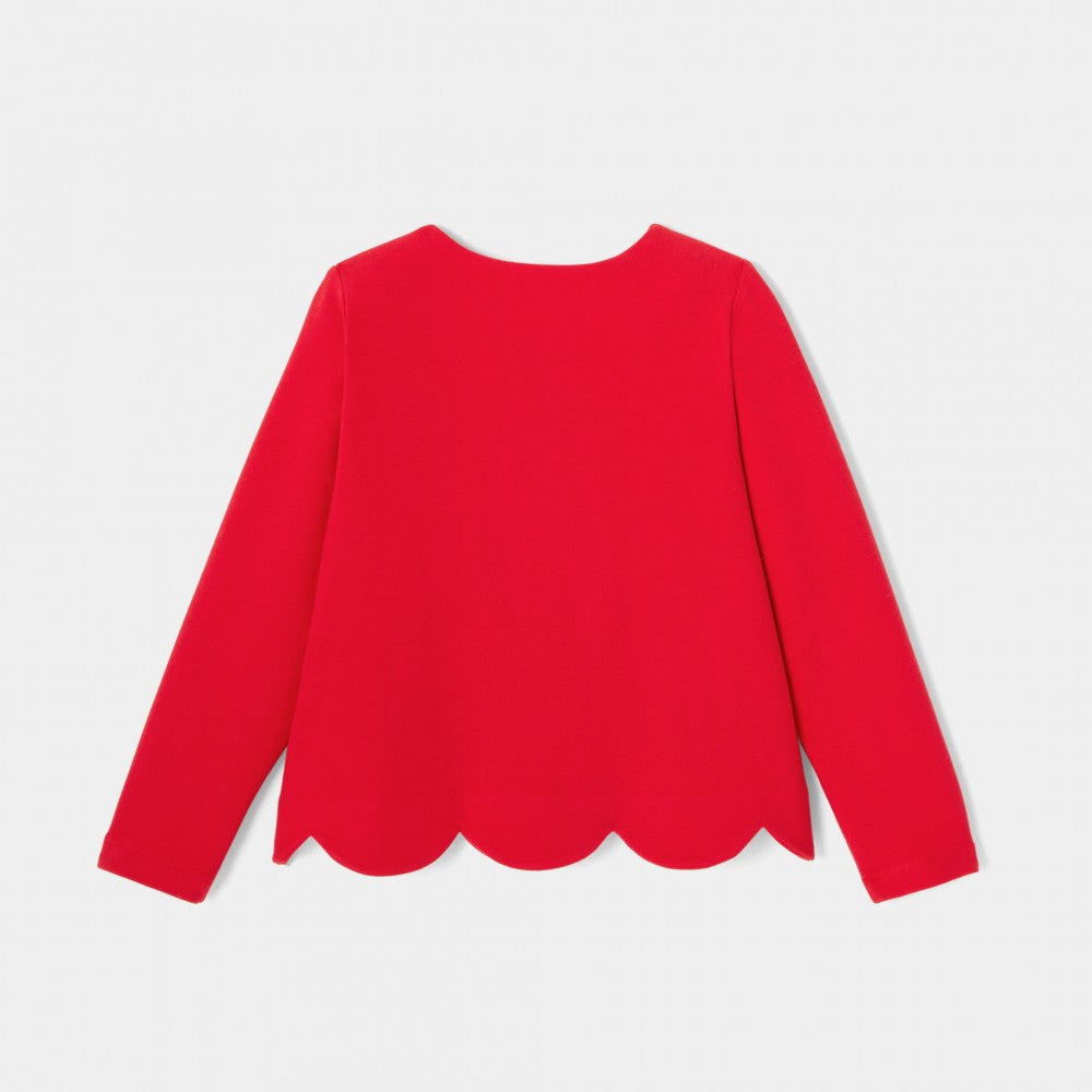 JC-TG098 - Jacadi Girl's fleece cardigan