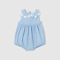 JC-NG146 - Jacadi Newborn girl fil-a-fil romper